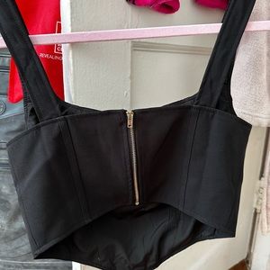 cute black corset top